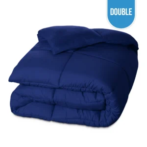 Economy Comforters Double 80″x90″ – Navy Blue