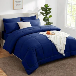 Economy Comforters Navy Blue Double1