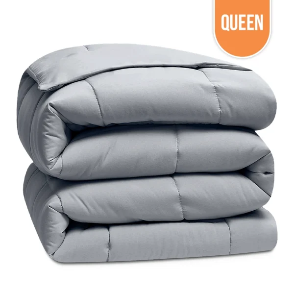 Economy Comforters Queen 90″x90″ – Grey