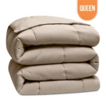 Economy Comforters Queen 90″x90″ – Tan