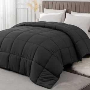 Premium Microfiber Comforters Dark Grey Double1