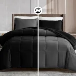 Reversible Comforters Dark Grey Twin2