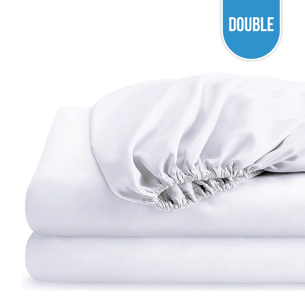 T-180 Economy Fitted Bed Sheet Double T-180 Economy Double Fitted Bed Sheet – 54″x80″x9