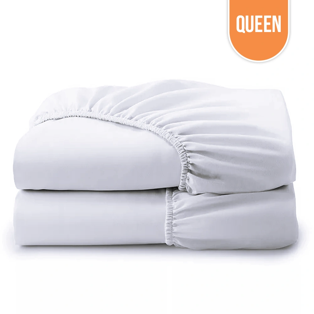 T-180 Economy Queen Fitted Bed Sheet – 60″x80″x9 T-180 Economy Queen Fitted Bed Sheet – 60″x80″x9