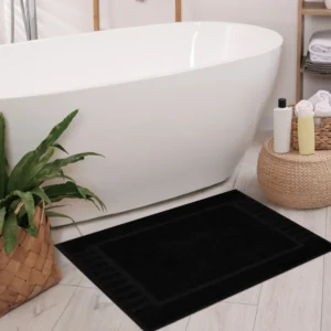 Black Whistler Premium Bath Mat