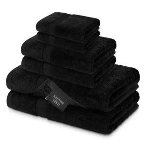 Whistler Premium Towel Set – Jet Black