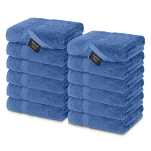 Whistler Premium Face Towel – Capri Blue 12″x12″