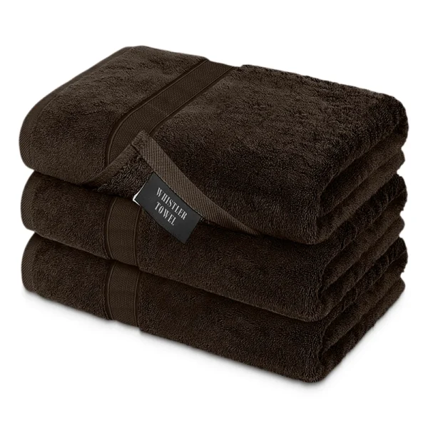 Whistler Premium Bath Towel – Espresso Brown 27″x54″