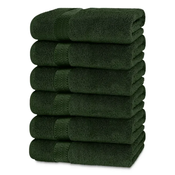 Prestige Luxury Color Hand Towel – Hunter Green 16″x28″