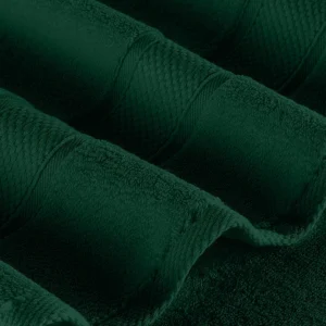 Hunter Green Whistler Premium Hand Towel Texture