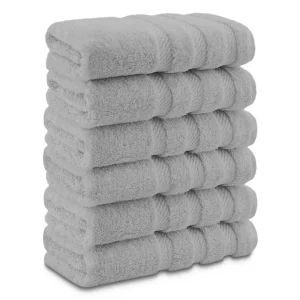 Lush Ultra Luxury Hand Towel - Light Grey 16"x30"