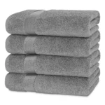 Prestige Luxury Color Bath Towels - Light Grey 26"x52"