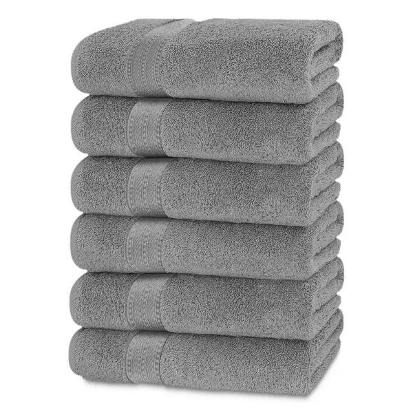 Prestige Luxury Color Hand Towel – Light Grey 16″x28″