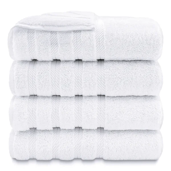 Lush Ultra Luxury Bath Towel – White 27″x54″