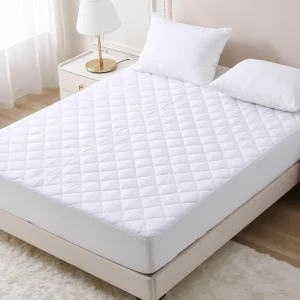 Luxury Fitted Mattress Pad 6 oz Fill Queen 60"x80"x15"