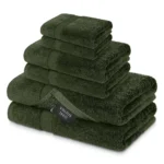 Whistler Premium Towel Set – Moss Green