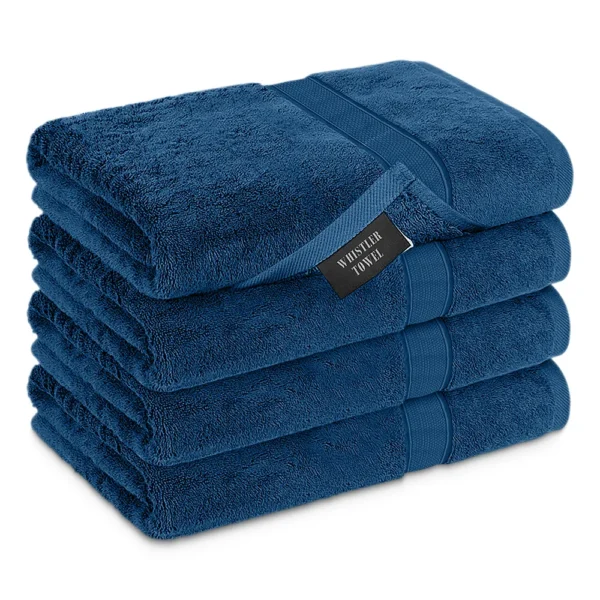 Whistler Premium Bath Towel – Navy Blue 24″x48″