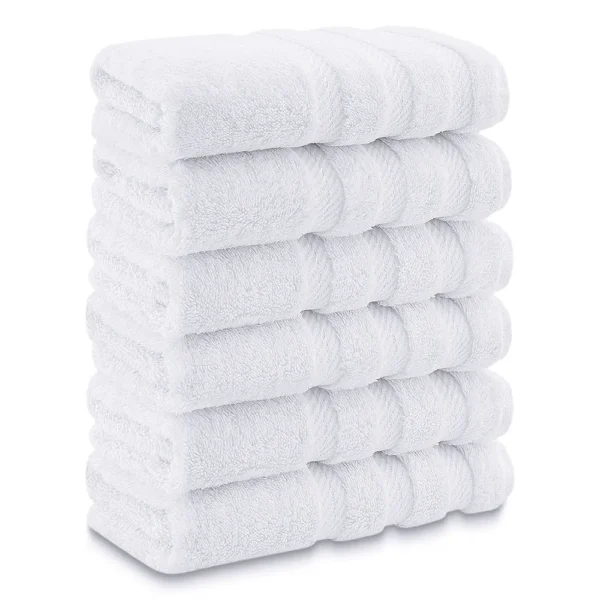 Lush Ultra Luxury Hand Towel – White 16″x30″