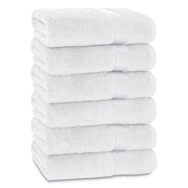 Prestige Luxury Hand Towel – White 16″x30″