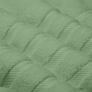 Sage Green Lush Ultra Luxury Towels Set Texture