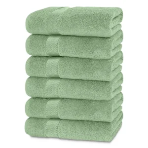 Prestige Luxury Color Hand Towel – Sage Green 16″x28″