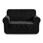 Premium Sofa Cover 2 Seater - Black "57"x72"