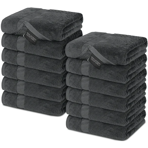 Amber Economy Color Washcloths 12"x12"