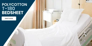 Polycotton T-180 bedsheet