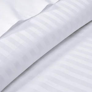 Striped flat bed sheet Queen XXL2