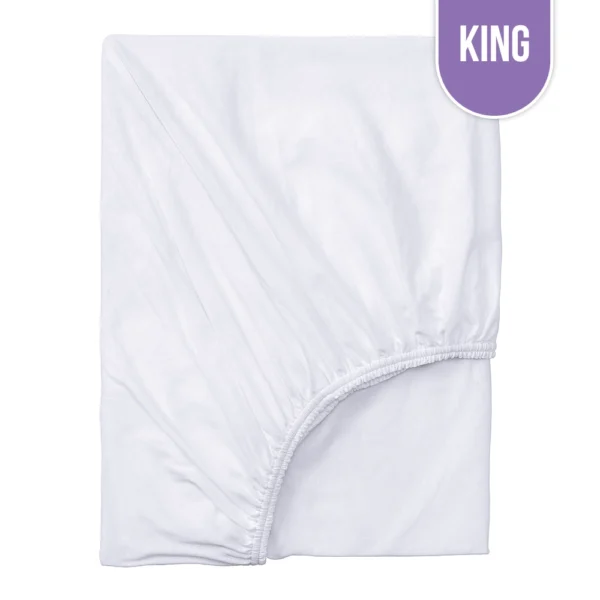 T-180 Economy King Fitted Bed Sheet – 78″x80″x9