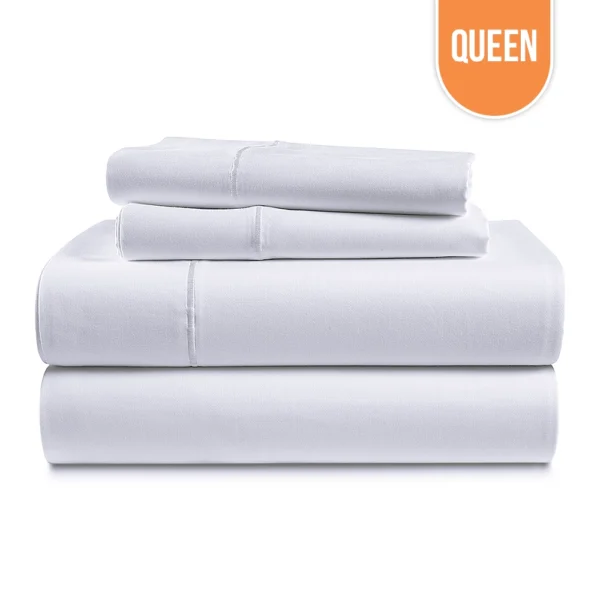 T-180 Economy Queen Flat Bed Sheet – 90″x104″