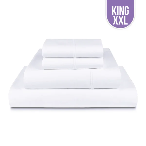 T-200 Premium King Flat Bed Sheet XXL – 108″x115″