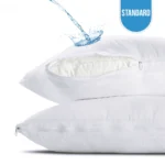 Waterproof Microfiber Pillow Protector Zipper Standard 20"x26"