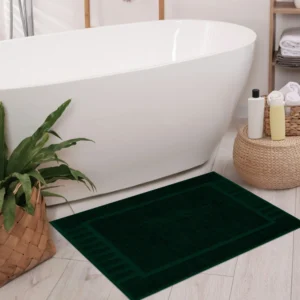 Hunter Green Whistler Premium Bath Mat