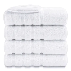 Lush Ultra Luxury Bath Towel – White 27″x54″