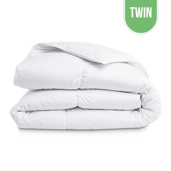 Premium Microfiber Comforter Twin – White 66″x90″