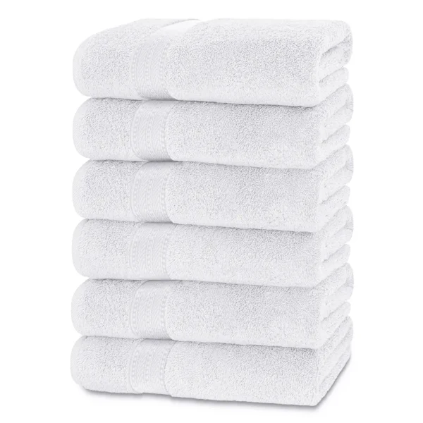 Prestige Luxury Hand Towel – White 16″x28″