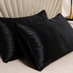 Satin Pillowcase Black Queen1