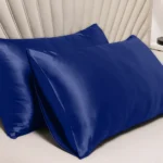 Satin Pillowcase Navy Blue Queen1