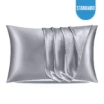 Satin Pillowcase Silver Grey Standard