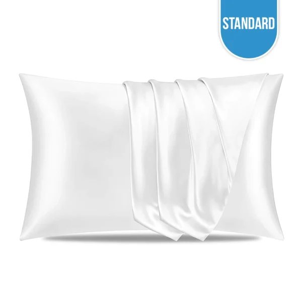 Satin Pillowcase White Standard