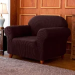 Sofa Cover Single Seater Chocolate1