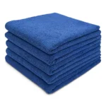 Blue Microfiber Cleaning Towels 12x12 Main