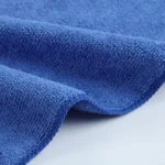 Blue Microfiber Cleaning Towels 12x12 Texture