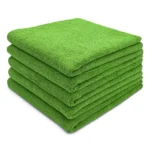 Green Microfiber Cleaning towel12x12