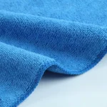 Light Blue Microfiber Towels 12x12 Texture