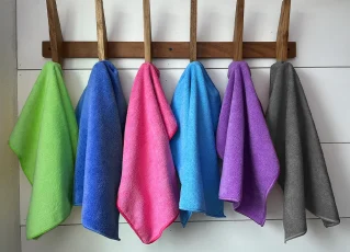 Mix Microfiber Cleaning Cloths 12x12