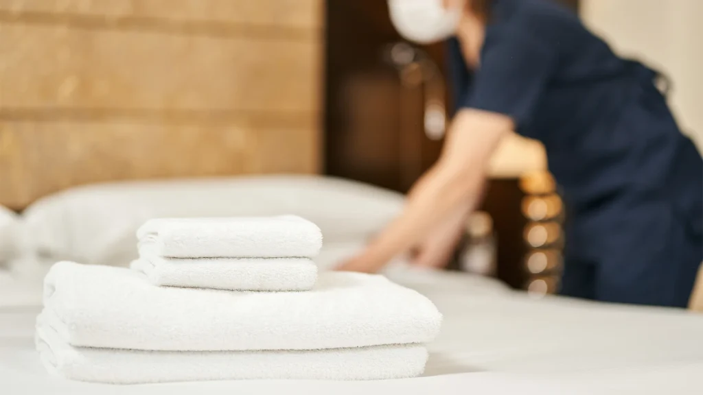 Hotel Supplies and white towels