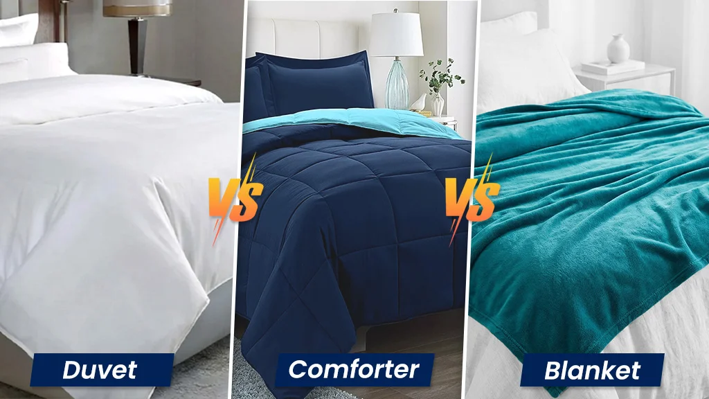 Duvet vs Comforter vs Blanket 7 Key Differences to Know