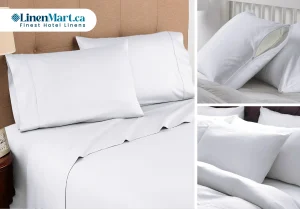 Hotel pillowcases and pillow protectors for guest comfort
